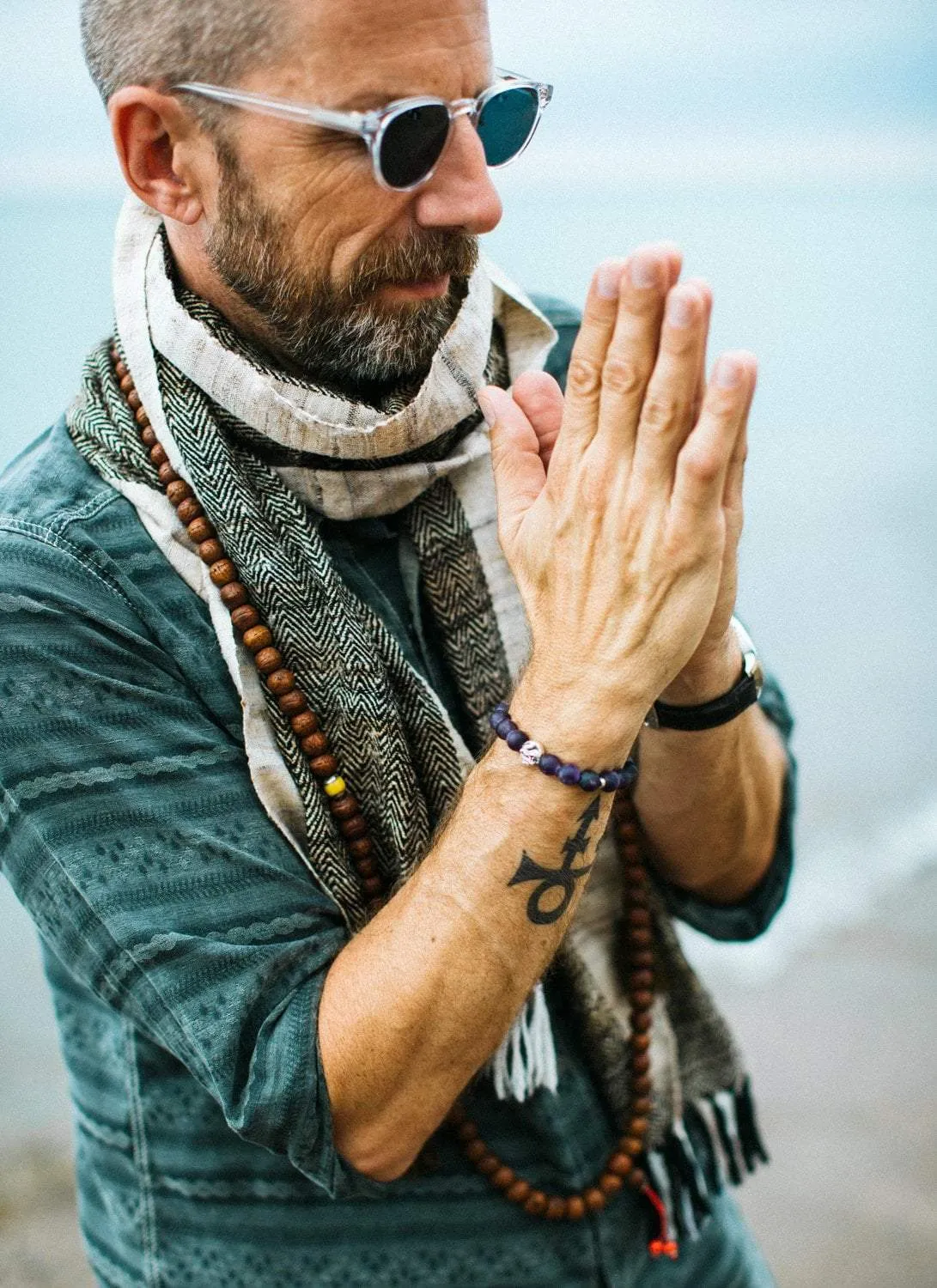 Magical Matte Amethyst Wrist Mala
