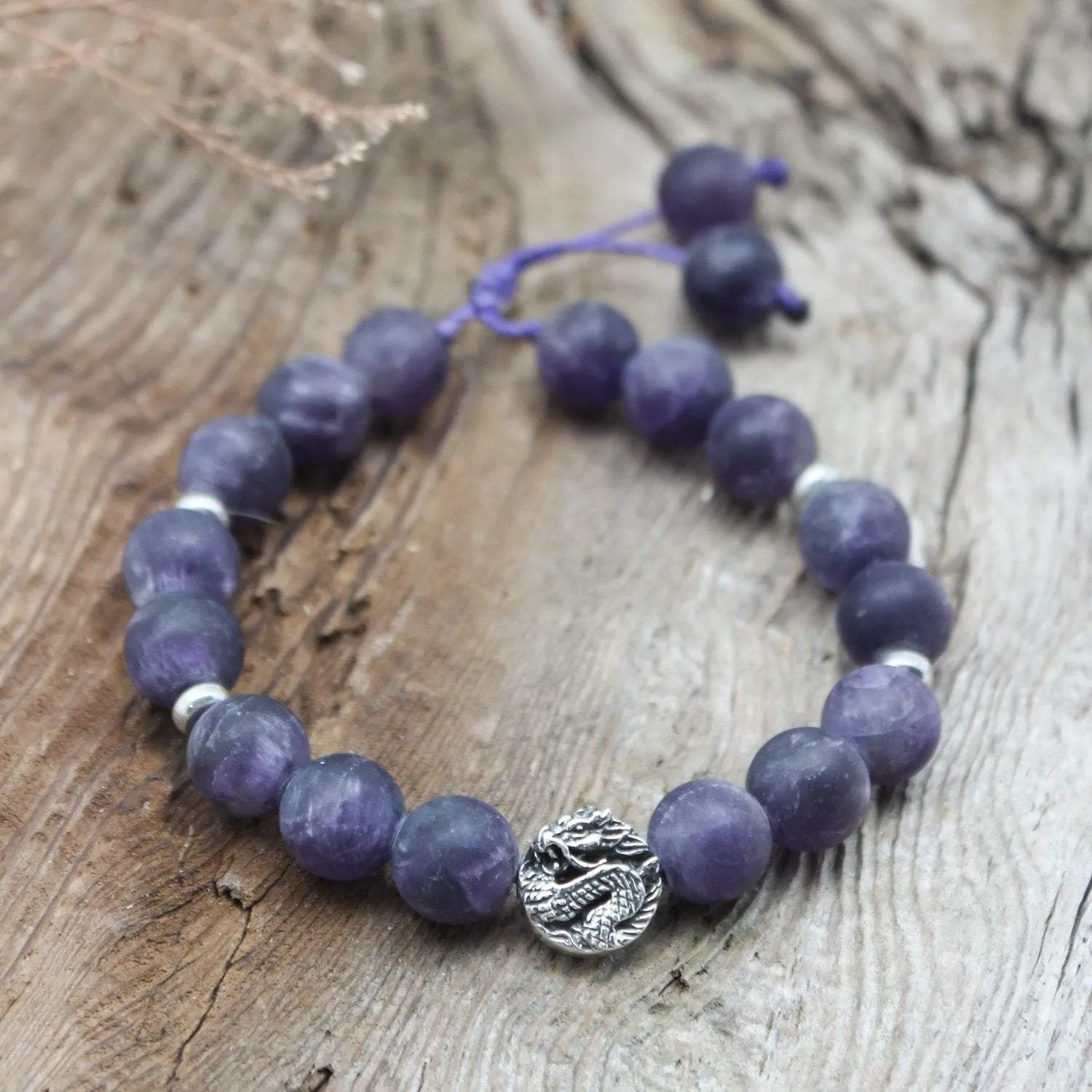 Magical Matte Amethyst Wrist Mala