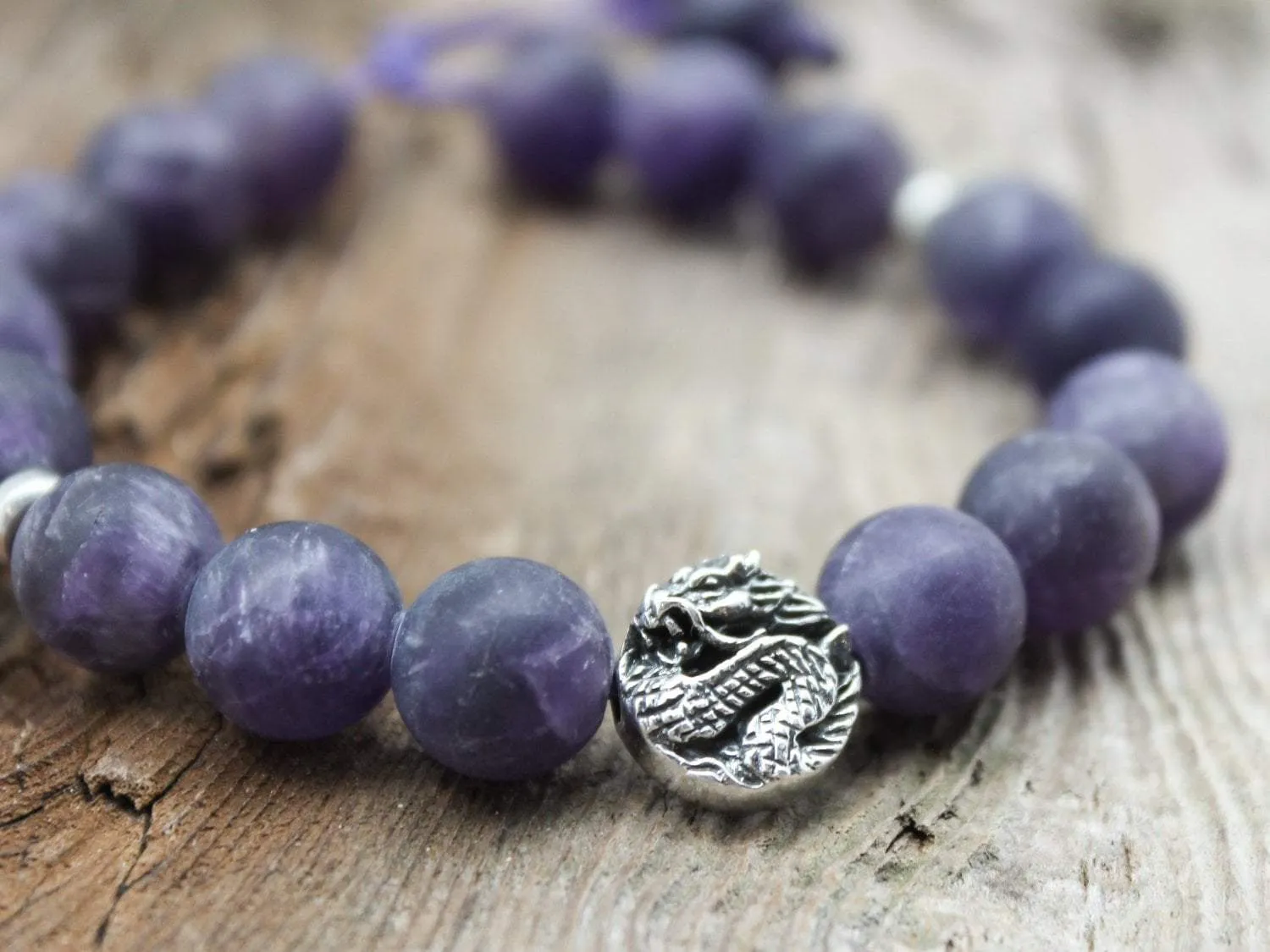 Magical Matte Amethyst Wrist Mala