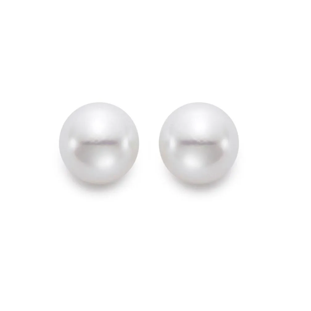 Mastoloni Freshwater Yellow Gold Pearl Stud Earrings
