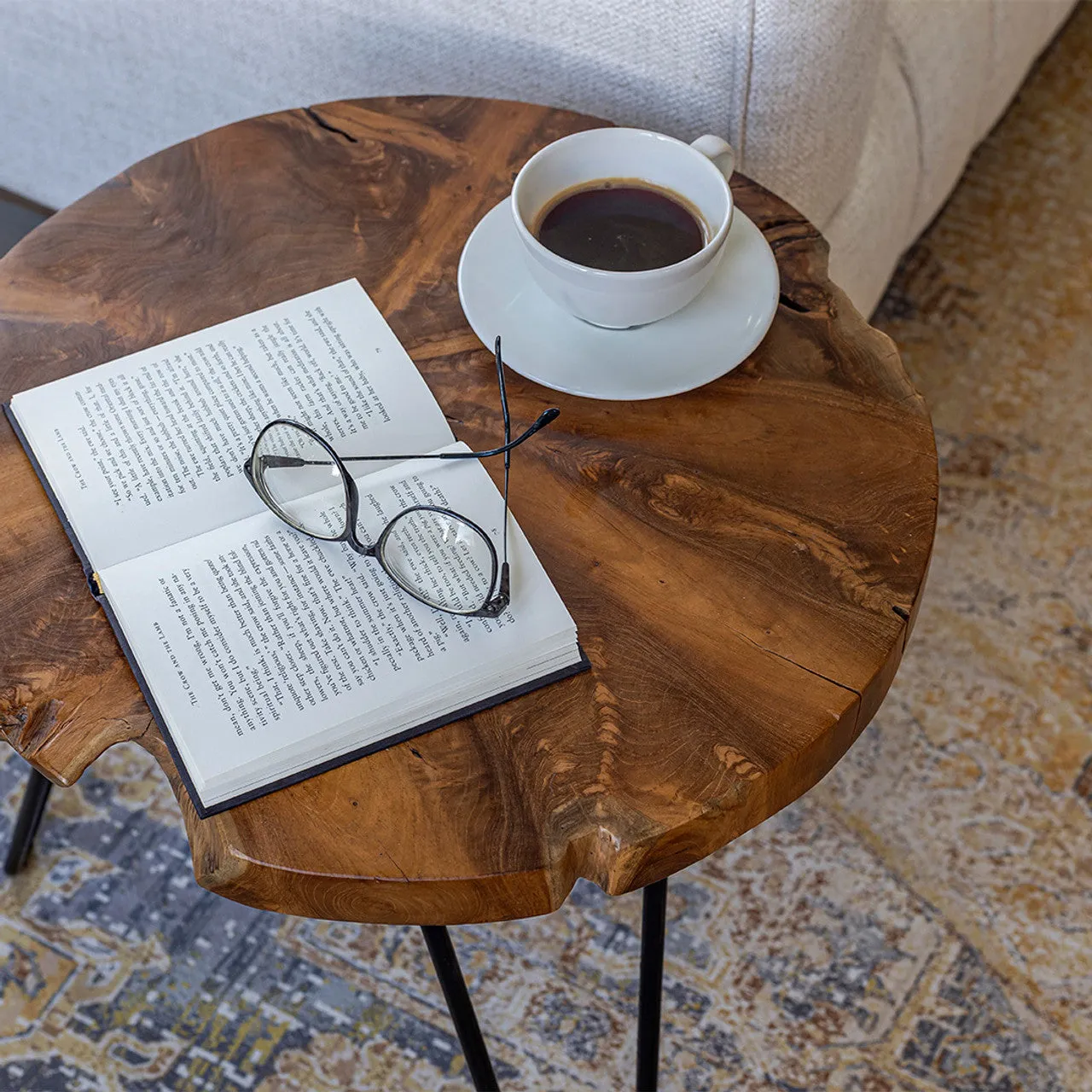 Natura Round Accent Table