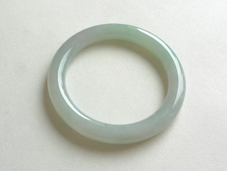 Natural Jade Bangle Jadeite Bangle Internal Diameter 55mm BER486