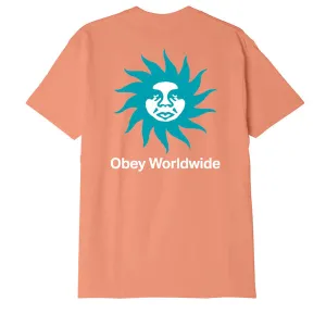 Obey Spiral T-Shirt - Coral