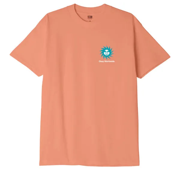 Obey Spiral T-Shirt - Coral