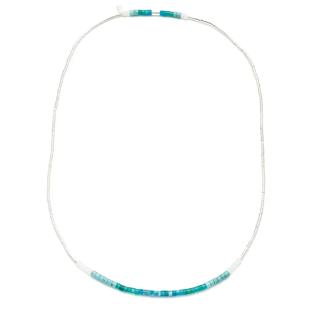 Ombre Stone Wrap | Sky/ Silver