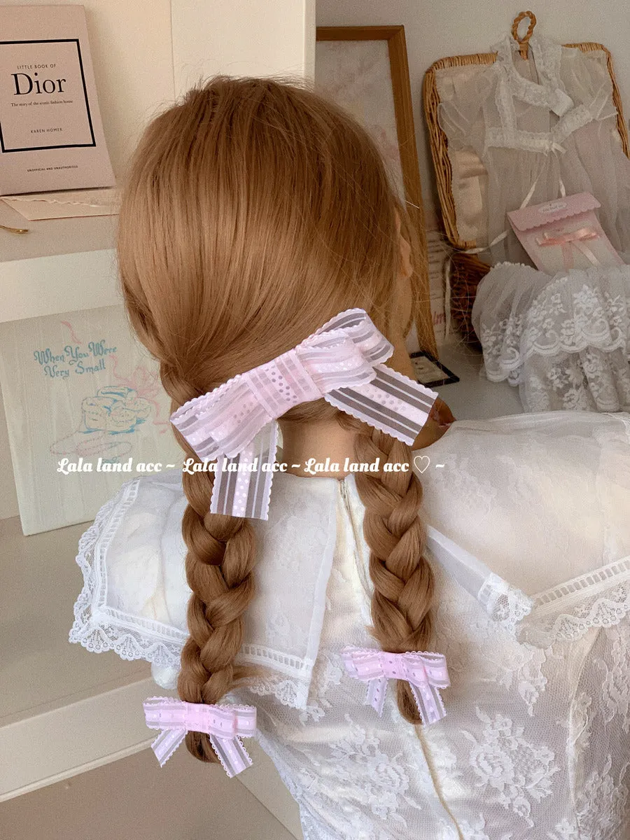 Original homemade imported ribbon bow hair accessories hairpin