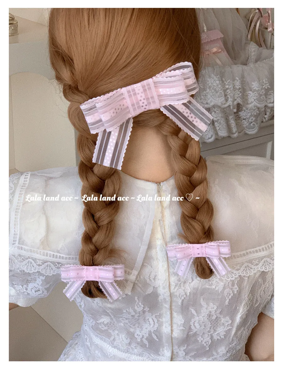 Original homemade imported ribbon bow hair accessories hairpin