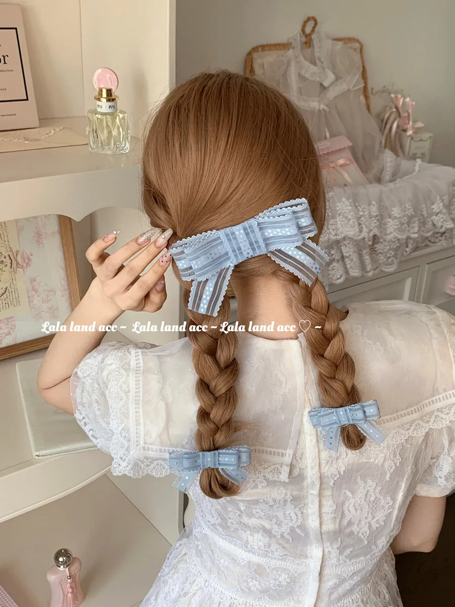 Original homemade imported ribbon bow hair accessories hairpin