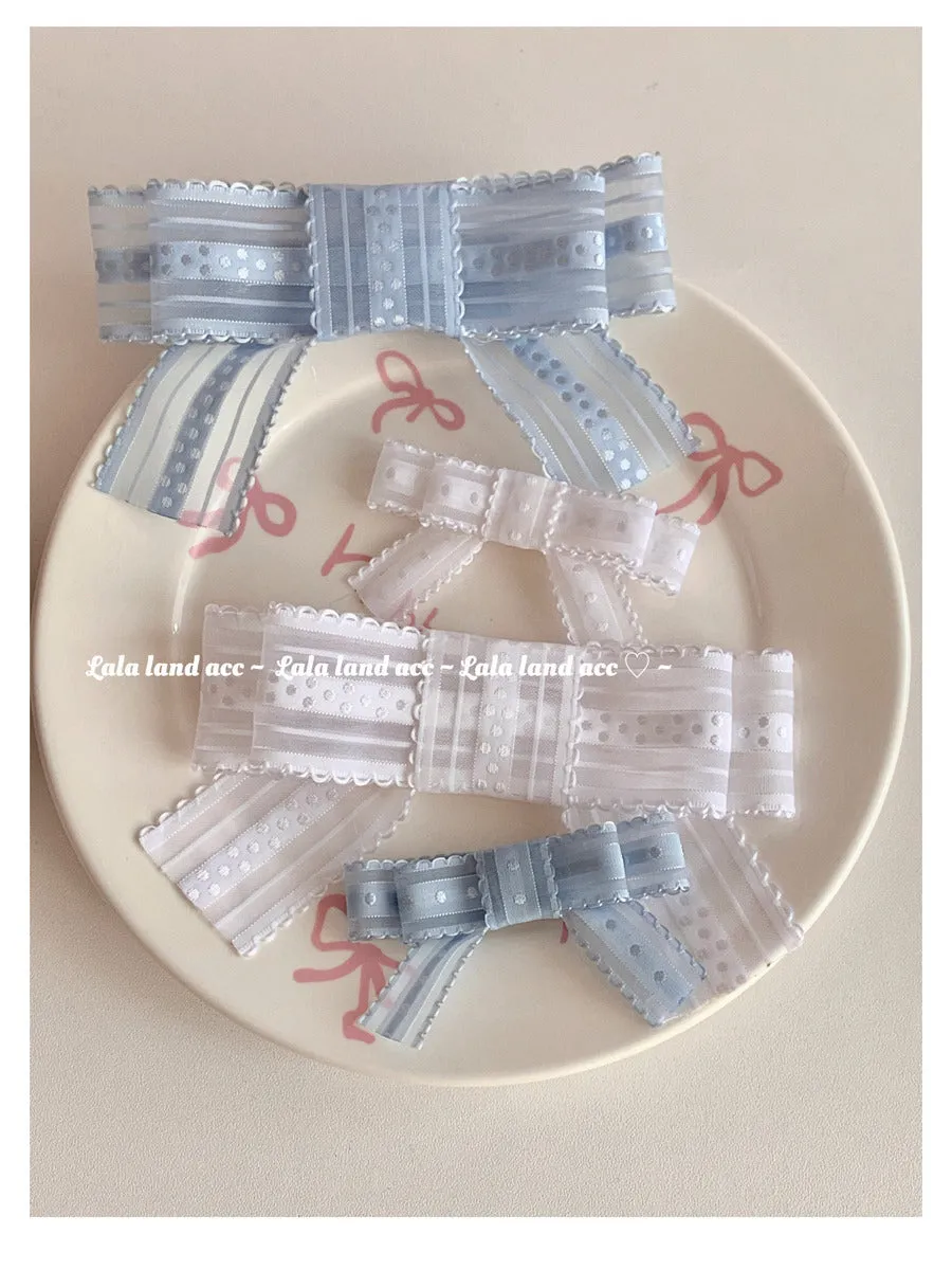 Original homemade imported ribbon bow hair accessories hairpin