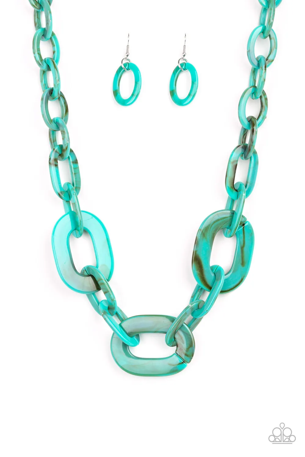 Paparazzi All In-VINCIBLE Blue Necklace