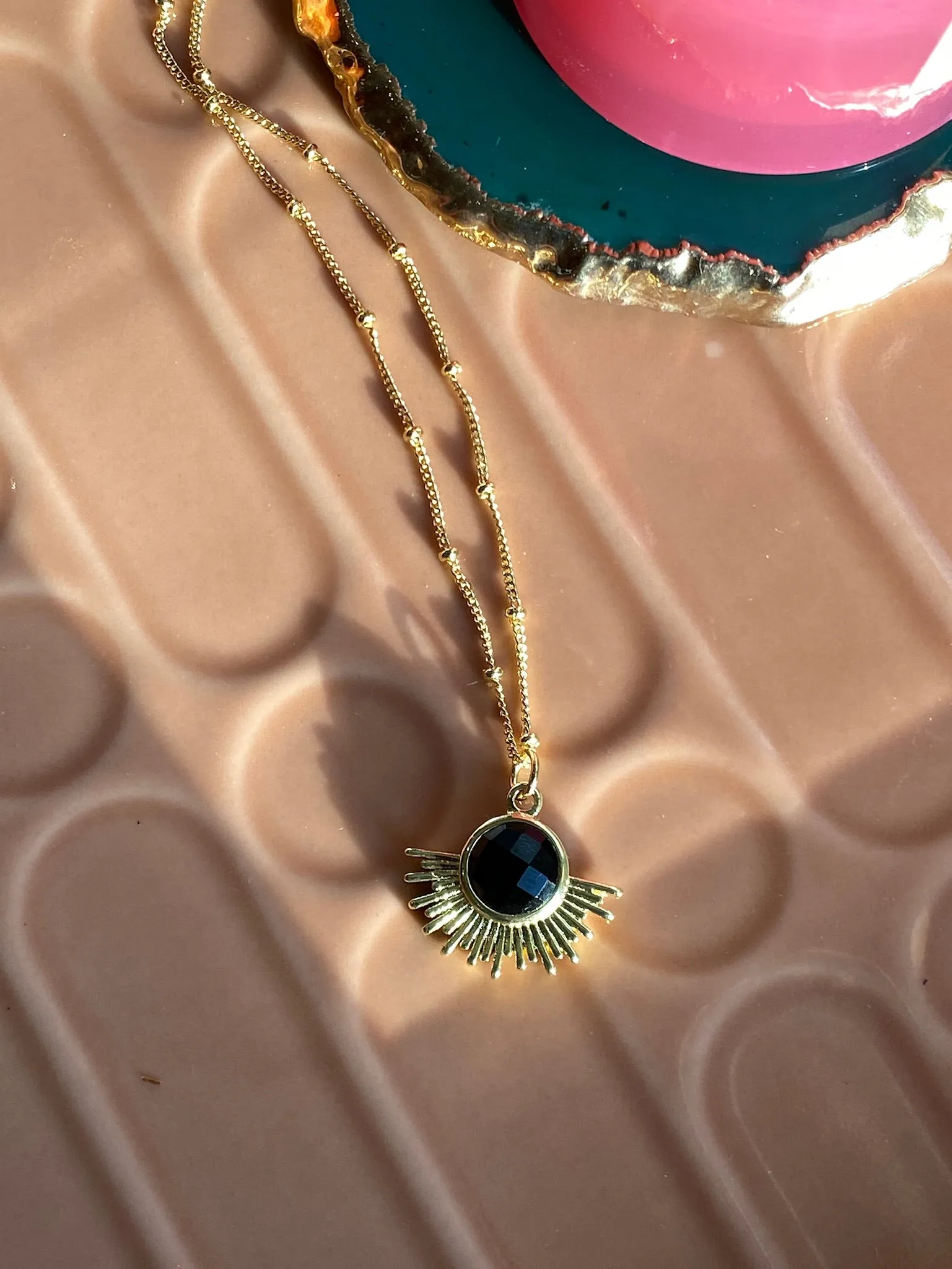 Persephone Pendant  | Onyx