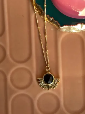 Persephone Pendant  | Onyx