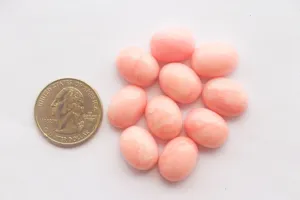 Pink Peruvian Opal Oval Shape Cabochon 12x16mm
