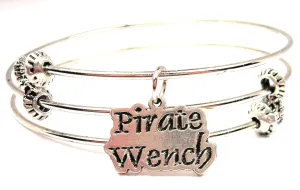Pirate Wench Triple Style Expandable Bangle Bracelet