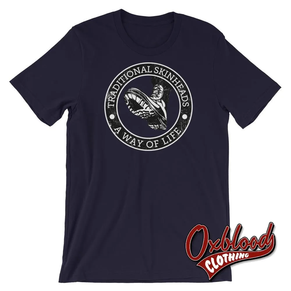 "A Way Of Life" Traditional Skinheads Shirt | Skinhead T-Shirts UK Style & Bovver Boy Clothes