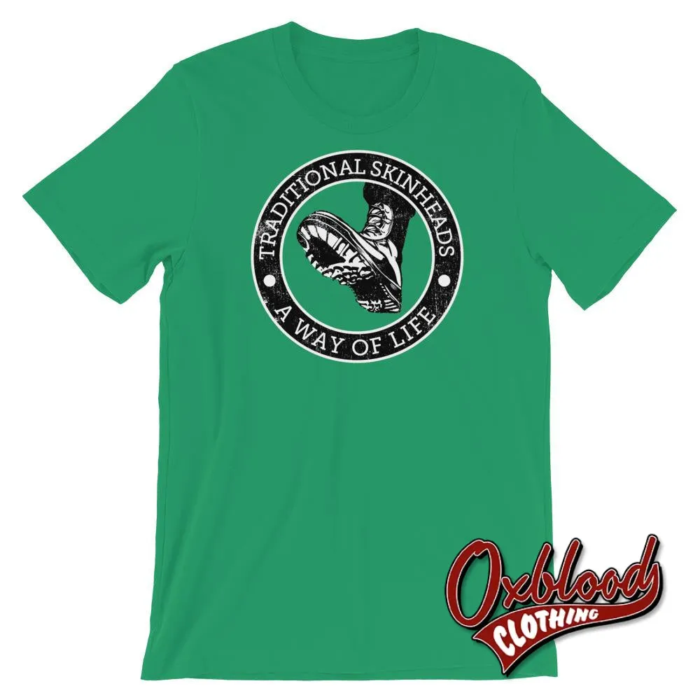"A Way Of Life" Traditional Skinheads Shirt | Skinhead T-Shirts UK Style & Bovver Boy Clothes