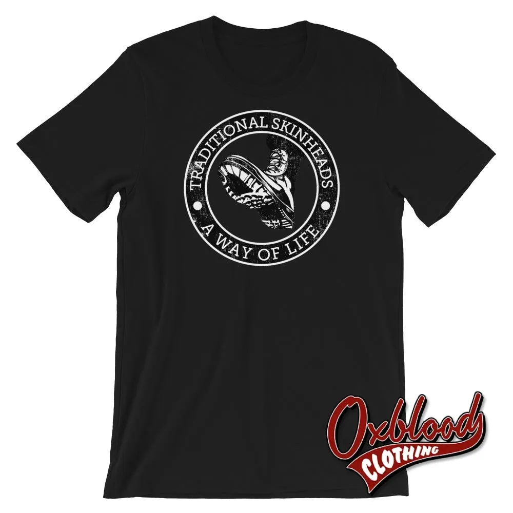 "A Way Of Life" Traditional Skinheads Shirt | Skinhead T-Shirts UK Style & Bovver Boy Clothes
