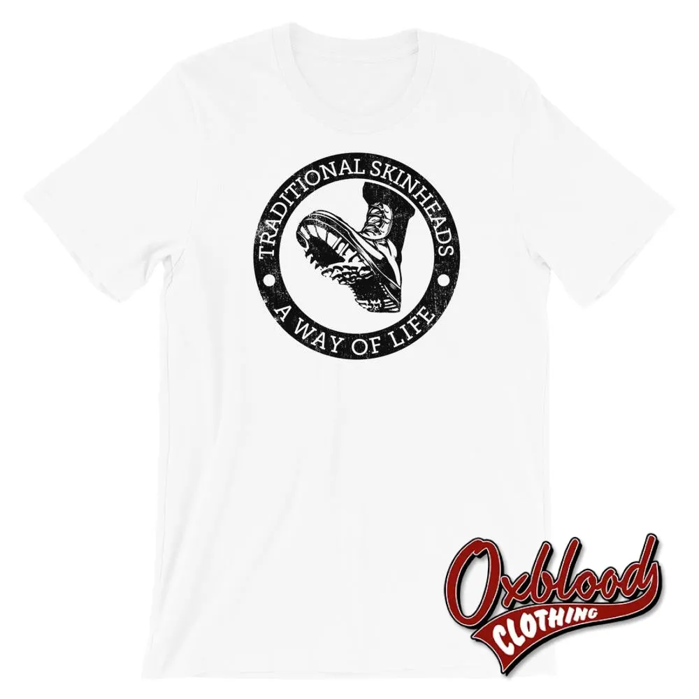 "A Way Of Life" Traditional Skinheads Shirt | Skinhead T-Shirts UK Style & Bovver Boy Clothes