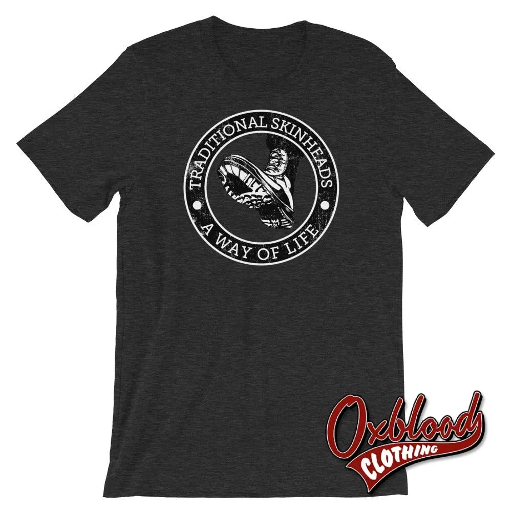 "A Way Of Life" Traditional Skinheads Shirt | Skinhead T-Shirts UK Style & Bovver Boy Clothes