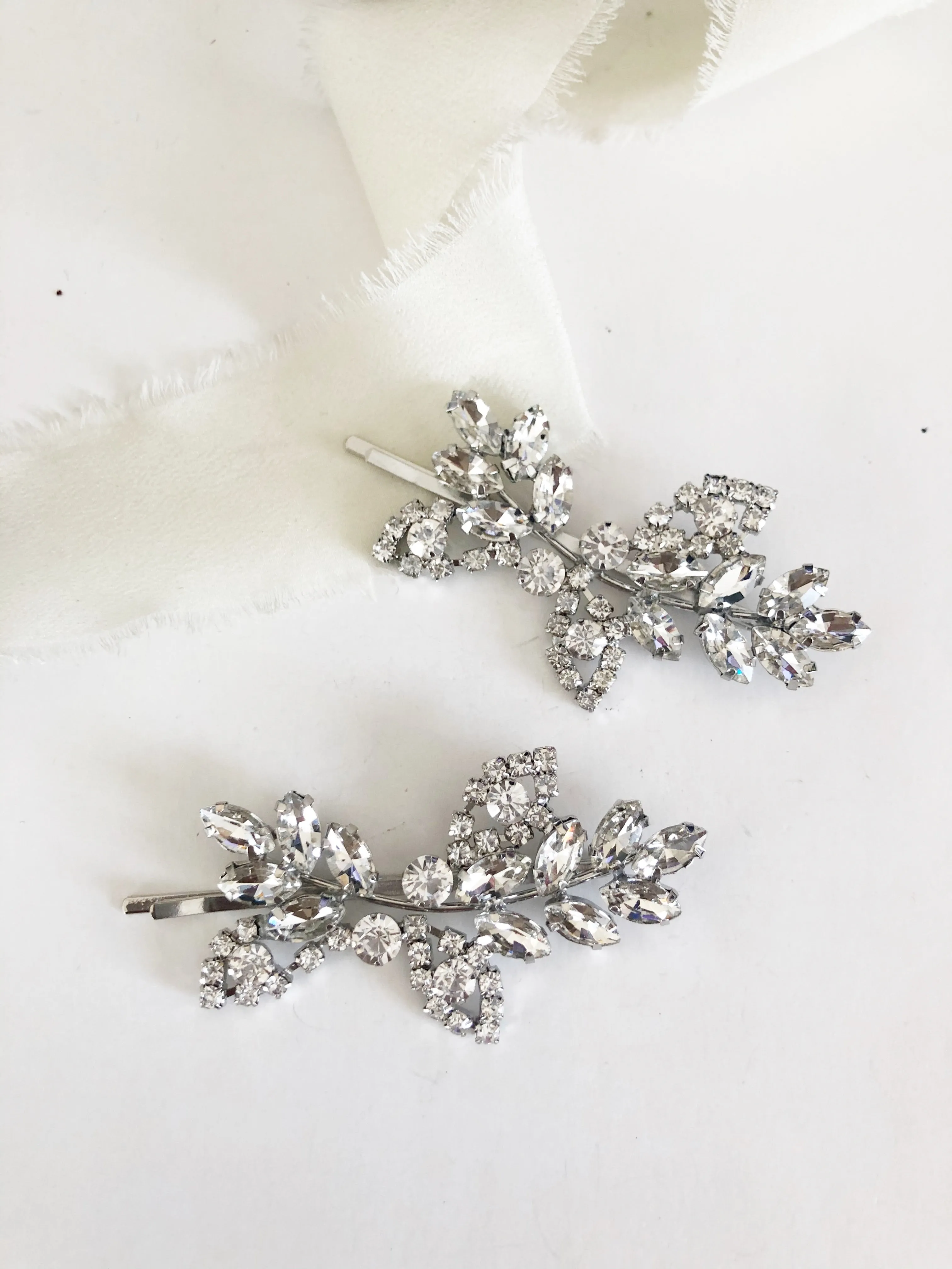 Rhinestone hair pins