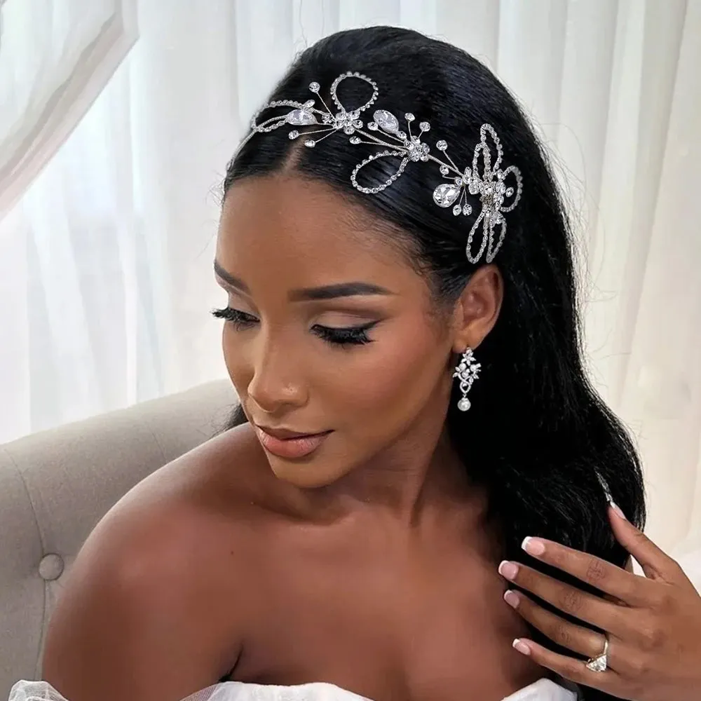 Rhinestone Wedding Headband: Bridal Hair Accessory