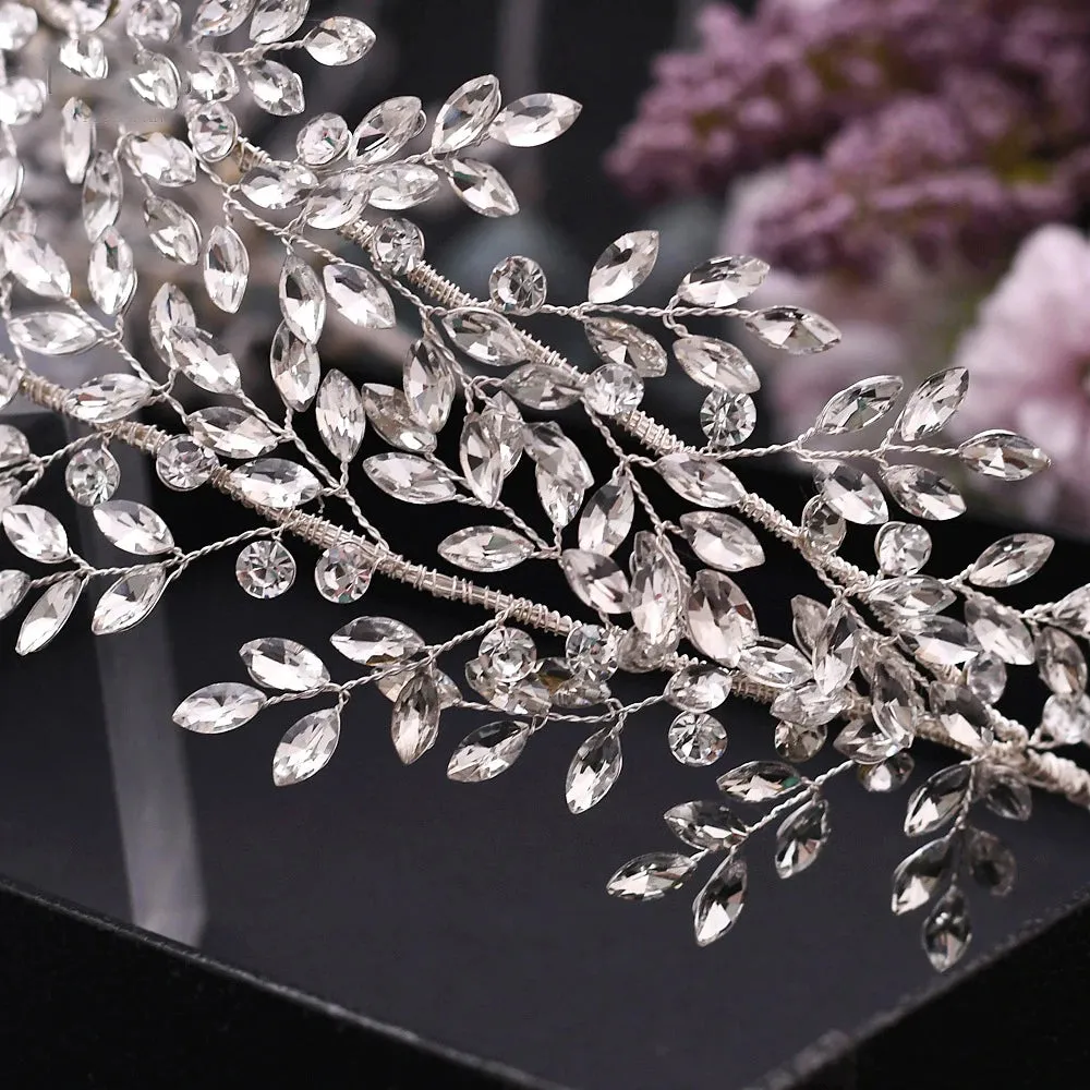 Rhinestone Wedding Headband: Luxe Bridal Elegance
