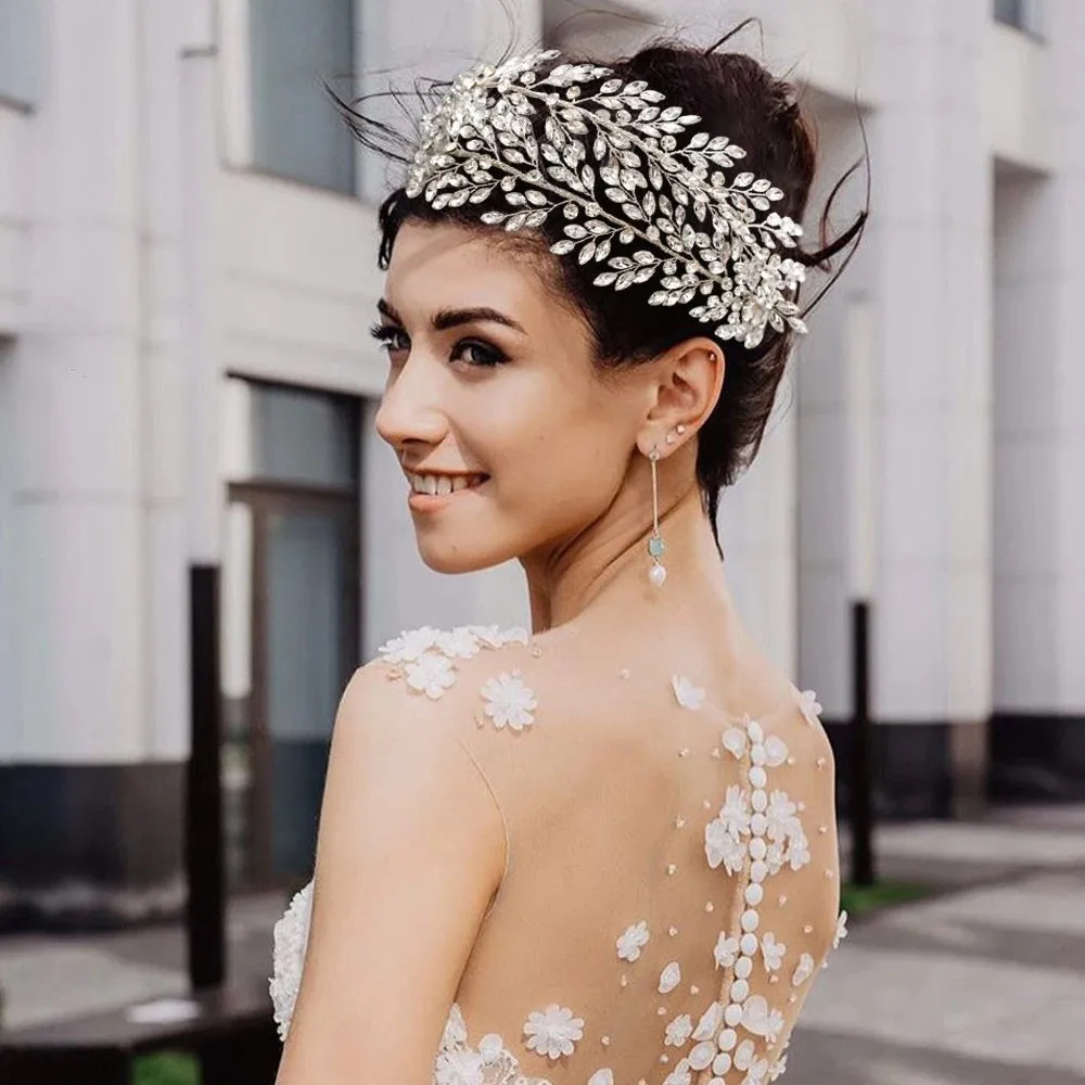 Rhinestone Wedding Headband: Luxe Bridal Elegance