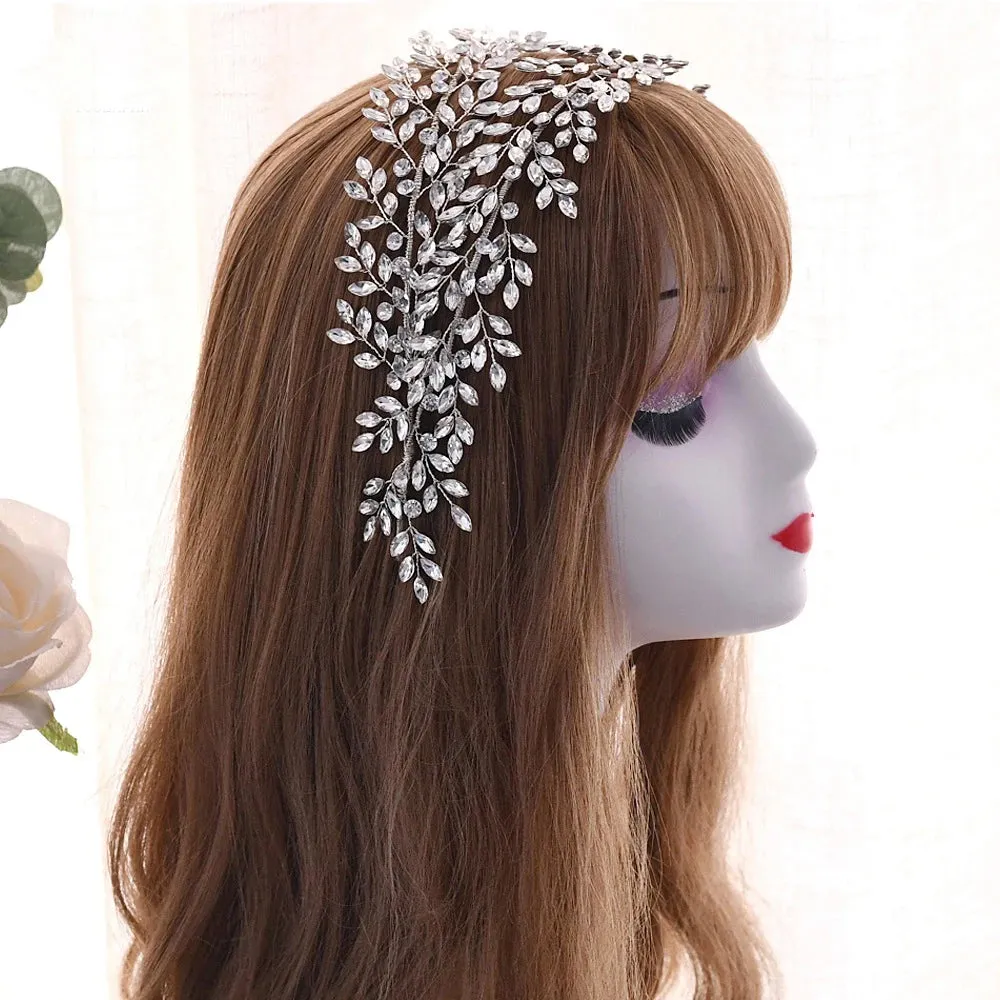 Rhinestone Wedding Headband: Luxe Bridal Elegance