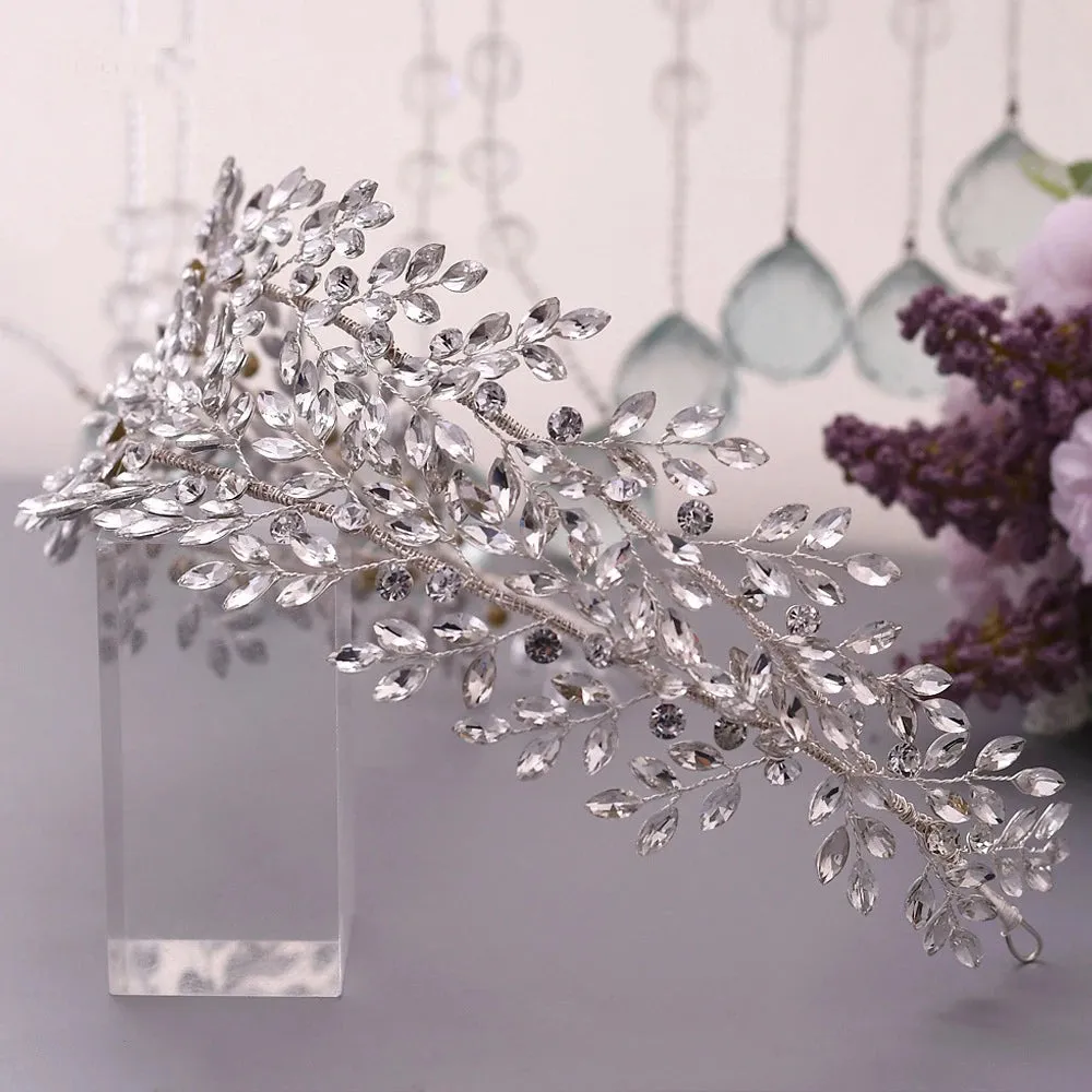 Rhinestone Wedding Headband: Luxe Bridal Elegance