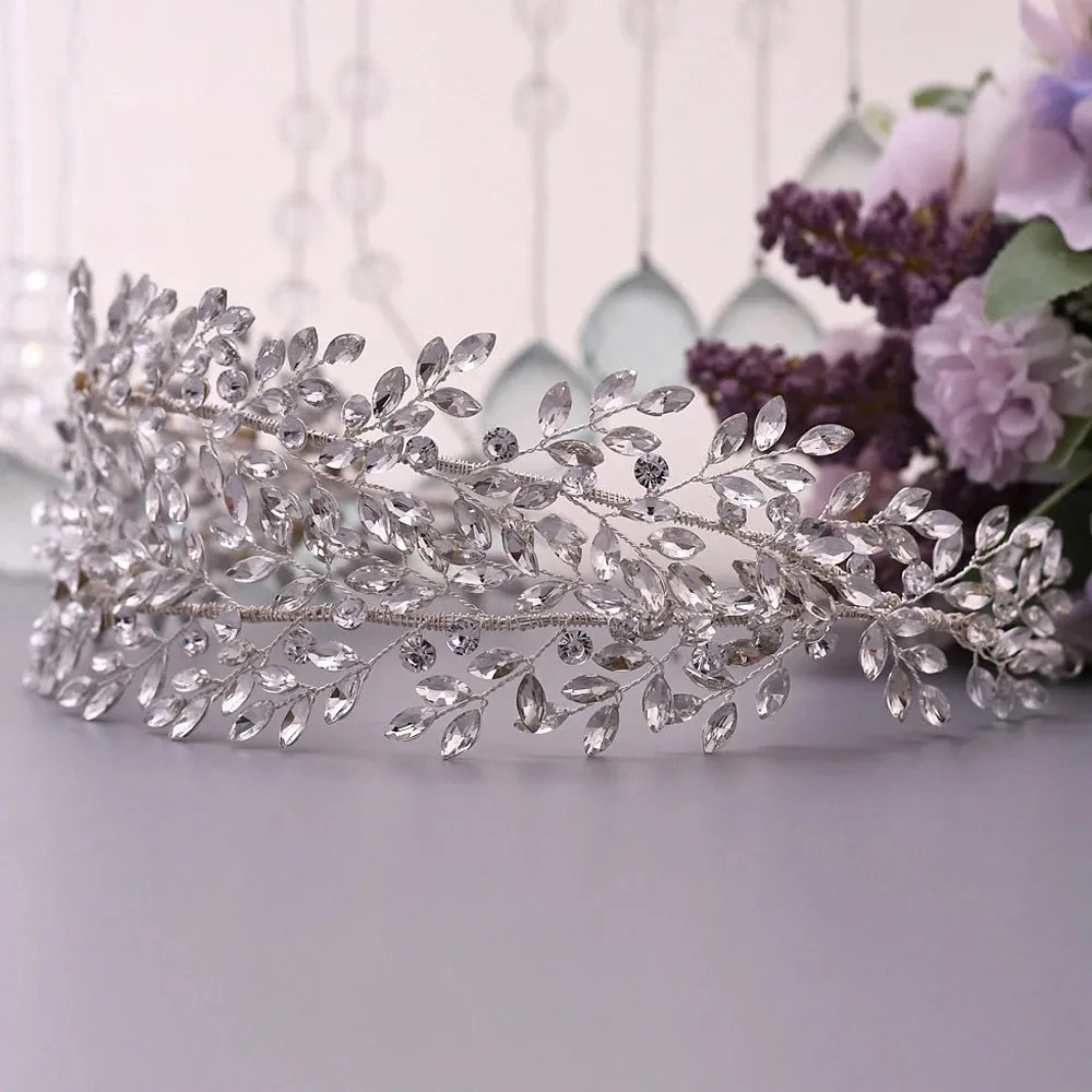 Rhinestone Wedding Headband: Luxe Bridal Elegance