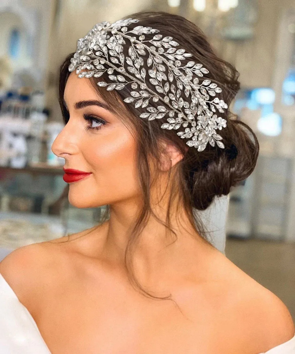 Rhinestone Wedding Headband: Luxe Bridal Elegance