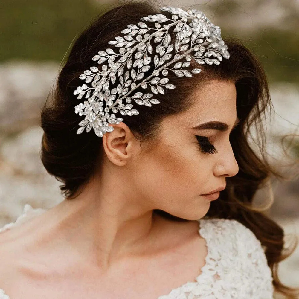 Rhinestone Wedding Headband: Luxe Bridal Elegance