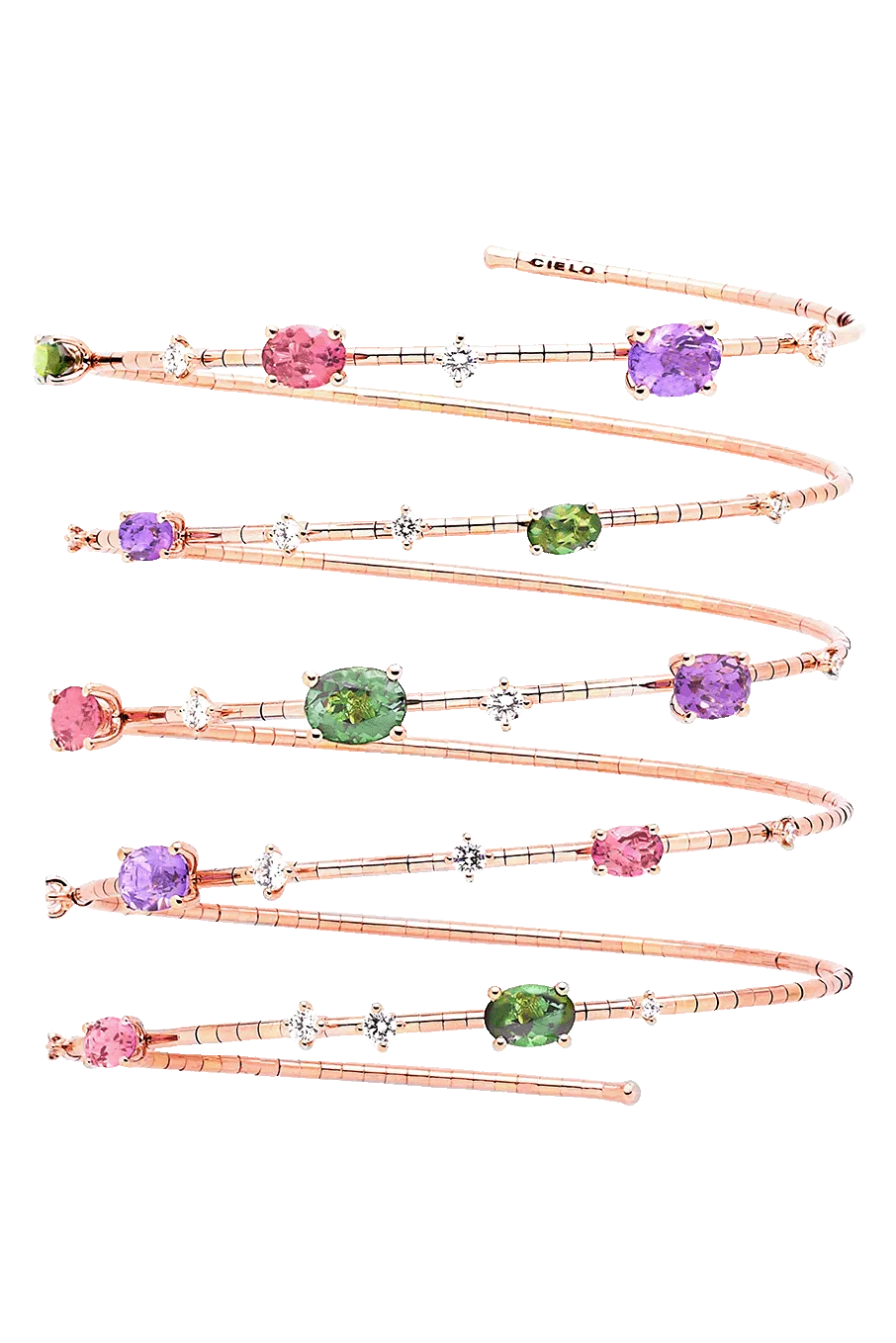 Rugiada Five Wrap Rainbow Bracelet