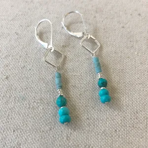 Shades of Turquoise Earrings