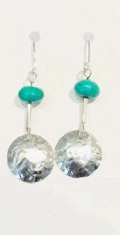 Silver & Turquoise Earrings