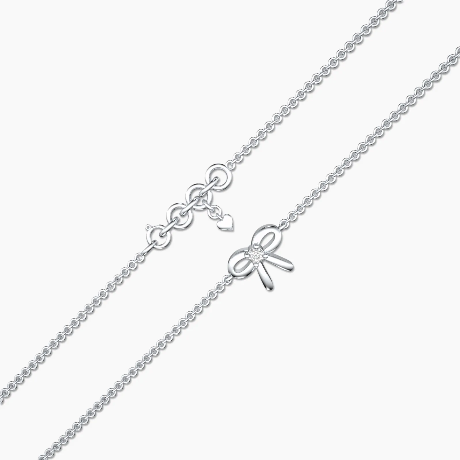 Single Stone Bow Bracelet