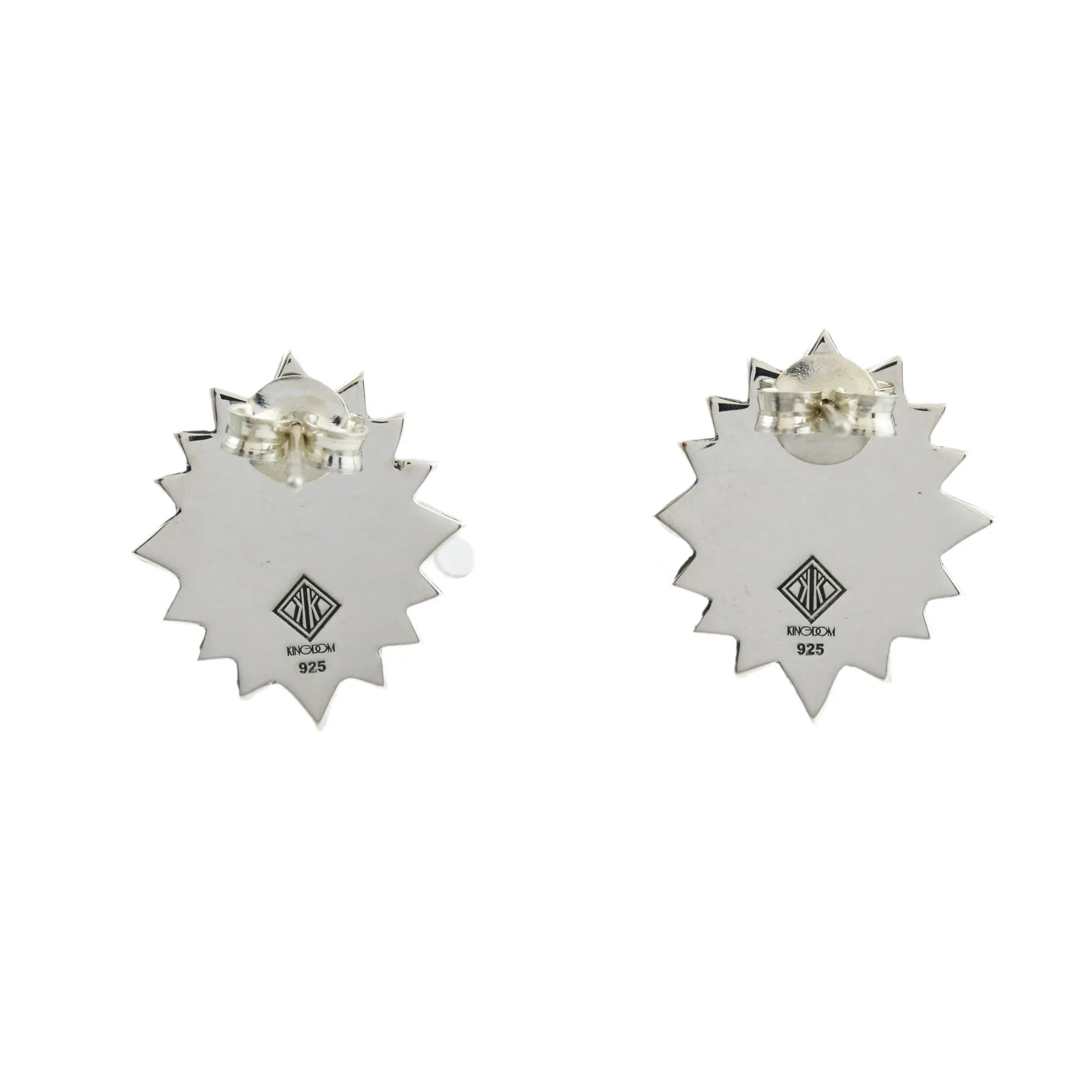 Star Burst Golden Hills Turquoise Studs