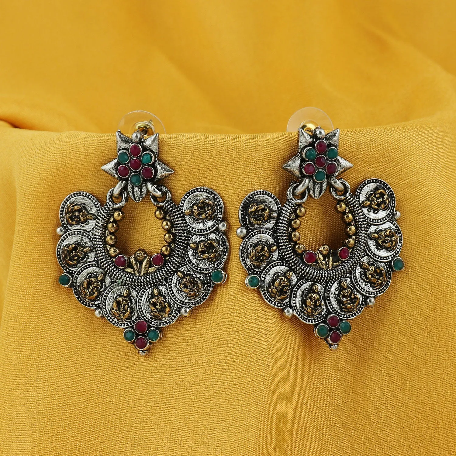 Sukkhi Graceful Oxidised Chandbali Earring for Women