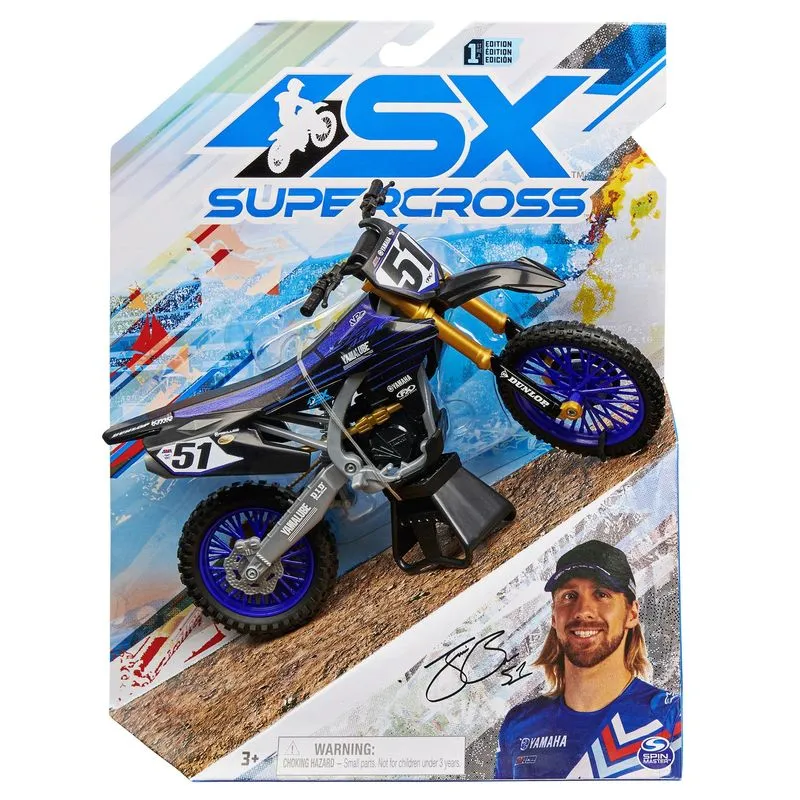 Supercross 1:10 Die Cast Motorcycle #51 Justin Barcia
