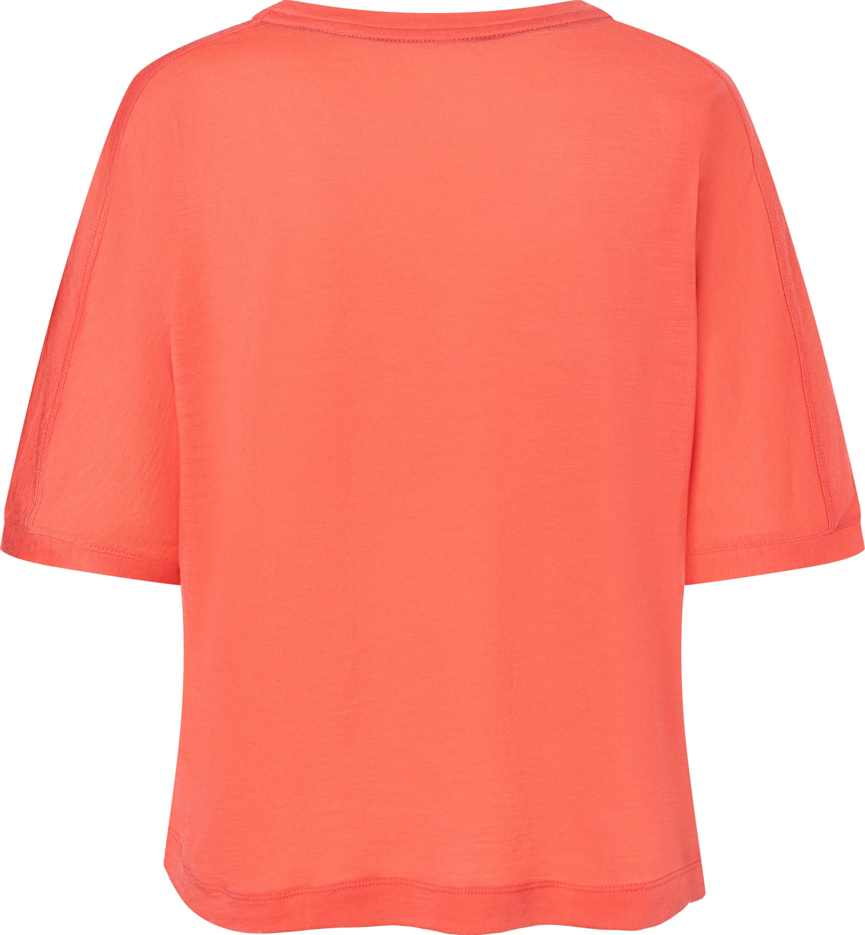 super.natural Women&#x27;s Liquid Flow Tee Living Coral/Wasabi | Buy super.natural Women&#x27;s Liquid Flow Tee Living Coral/Wasabi here | Outnorth