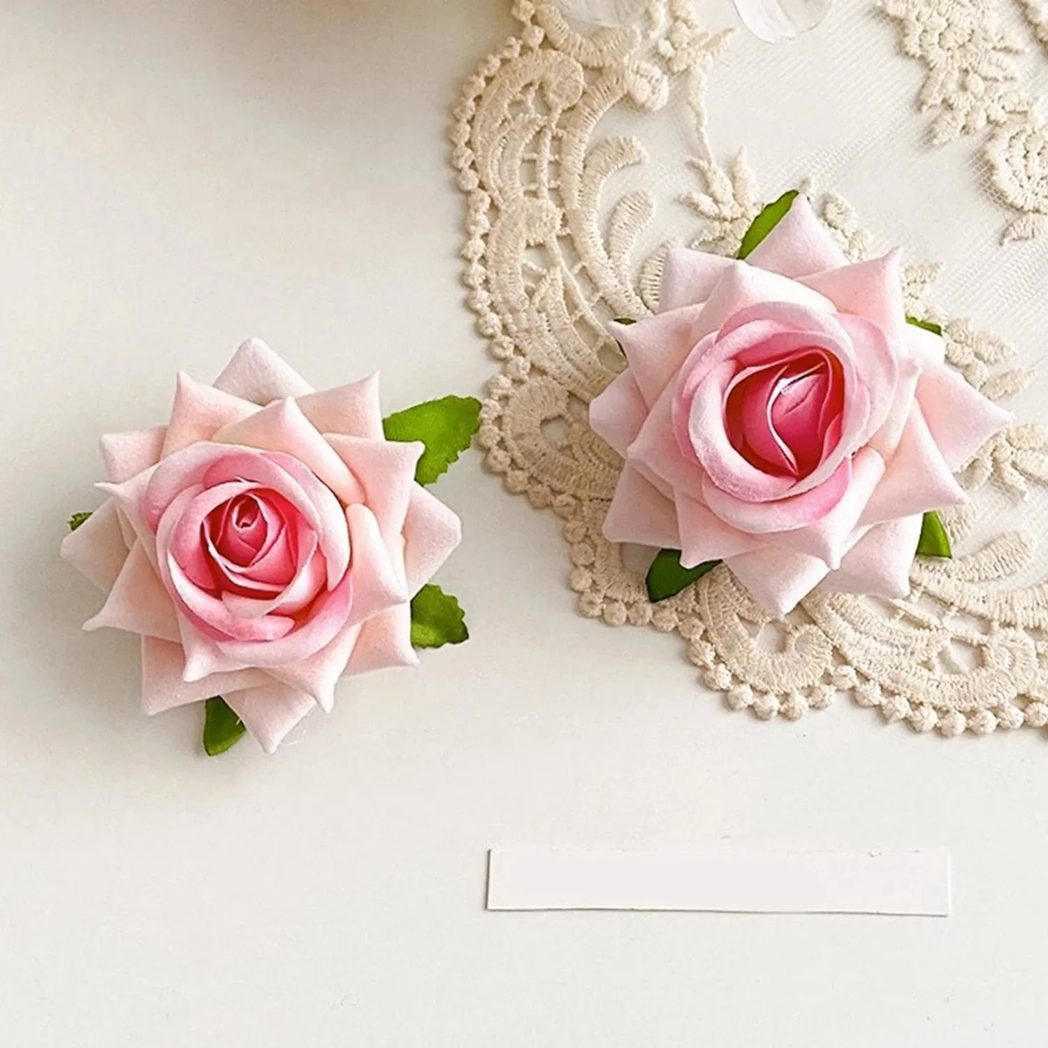 TAVIMART  -  Hair Clips Barrettes Elegant Rose Magnolia Flower Side Clips Headwear Hairpin For Women Hair Accessories