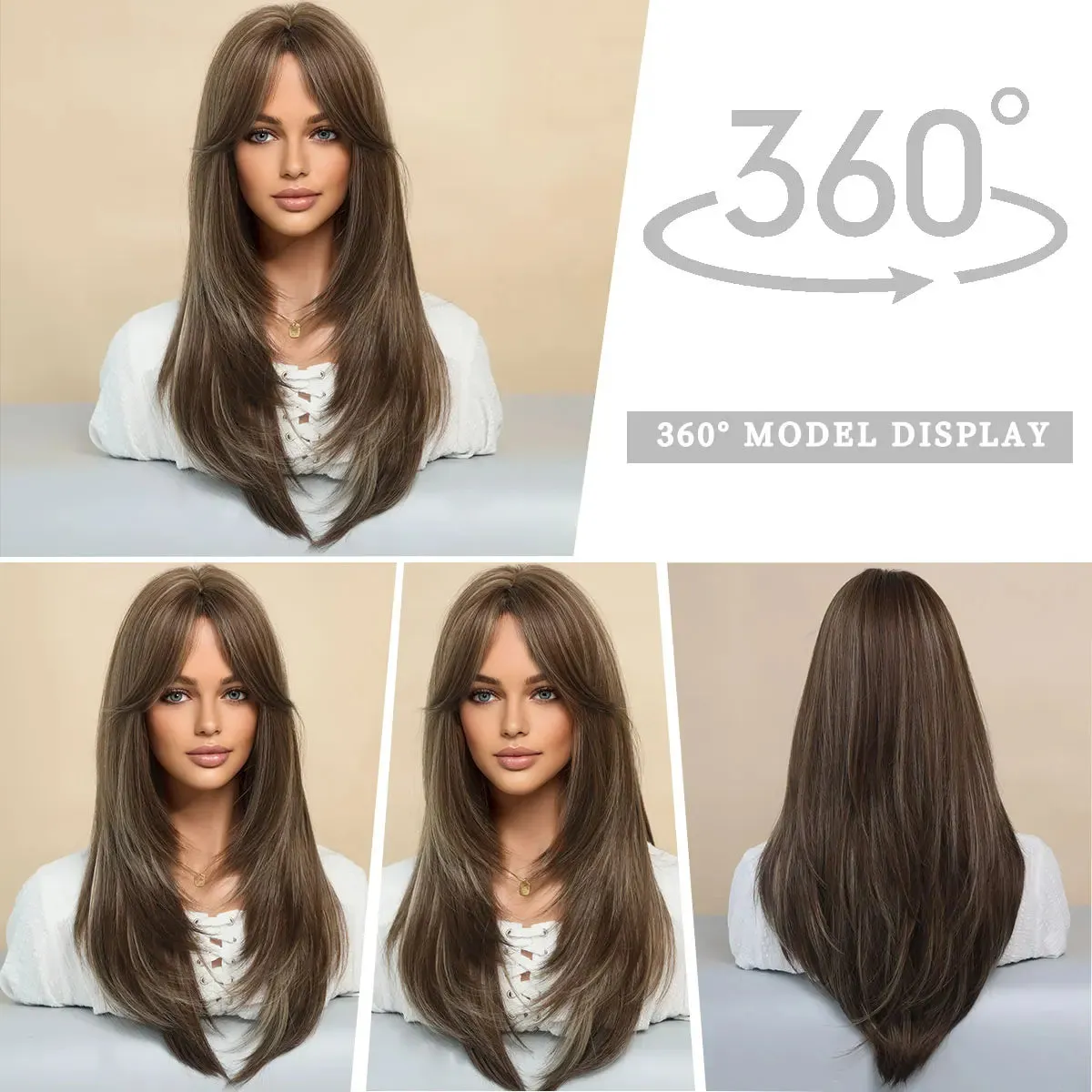 TEEK - Long Looker Layered Heat Resistant Synthetic Wig