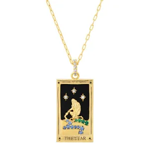 The Star Tarot Card Necklace