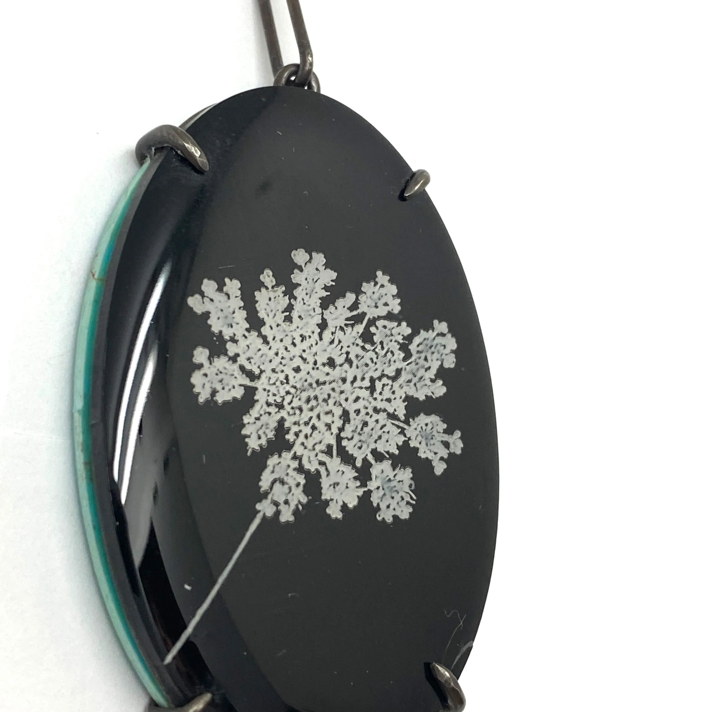 Turquoise and Onyx Reversible Necklace