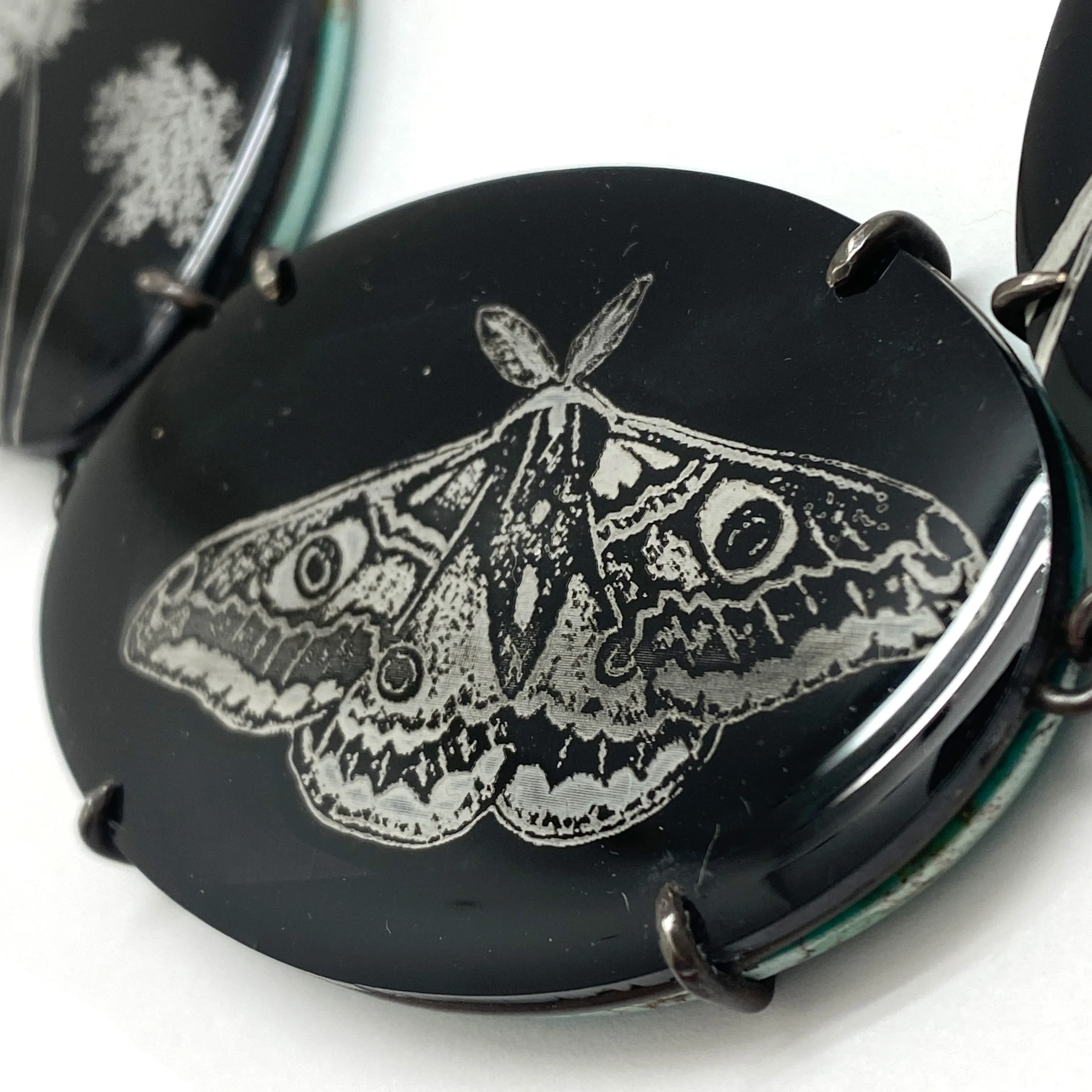 Turquoise and Onyx Reversible Necklace