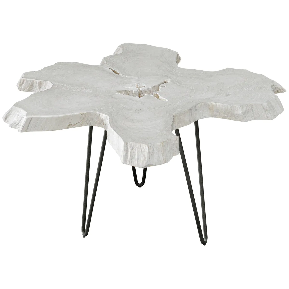 Uttermost Trillium Bleached Teak Coffee Table