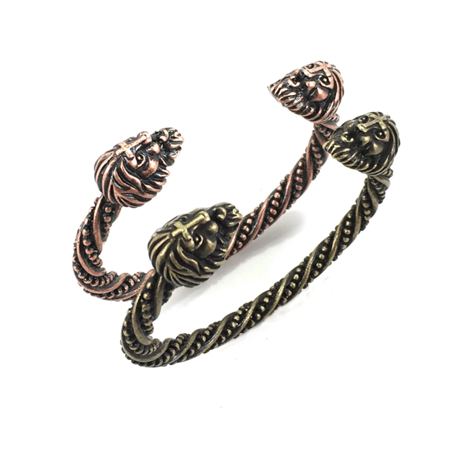 Vikings Lion Bangle Brass