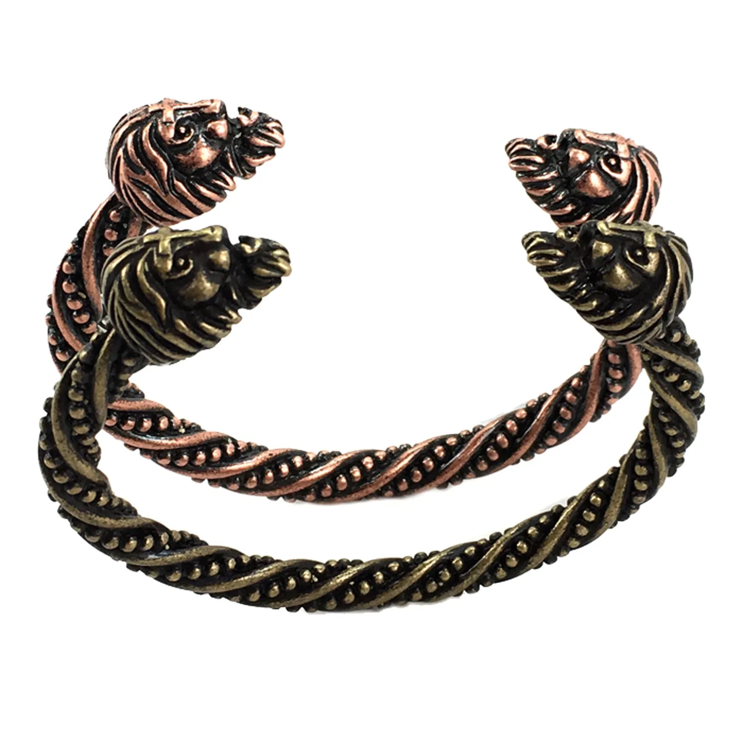 Vikings Lion Bangle Brass