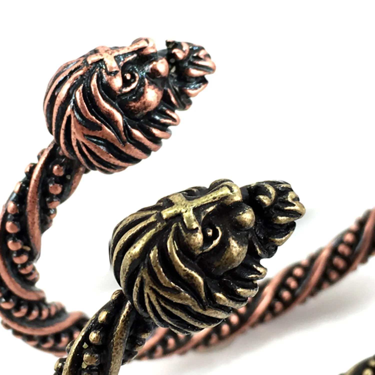 Vikings Lion Bangle Brass