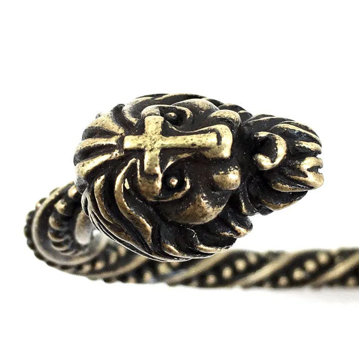 Vikings Lion Bangle Brass